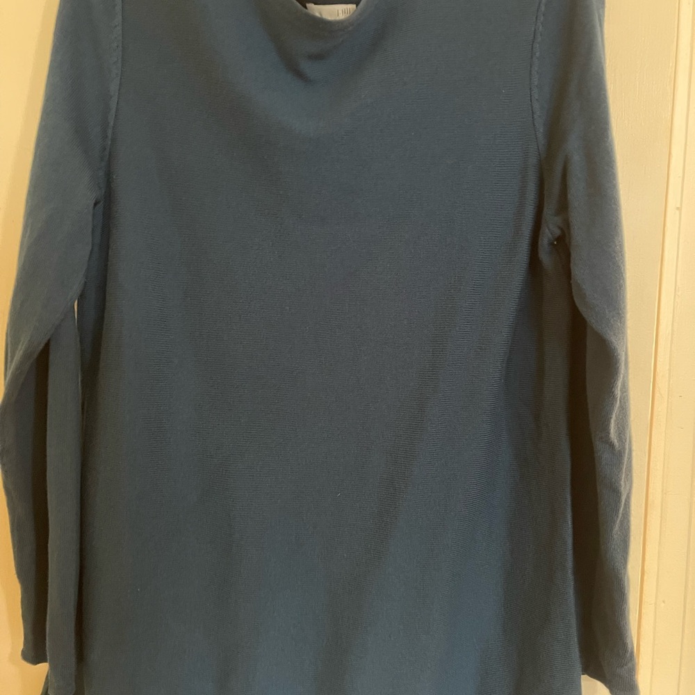 J. Jill Blue Long Sleeve Top